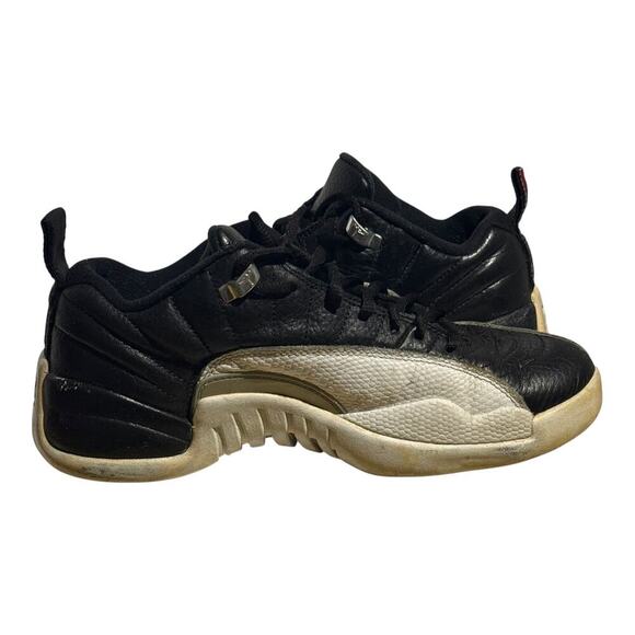 Nike Air Jordan 12 Retro Low Playoff Black White Mens Size 7.5 308317-001 - Picture 6 of 8